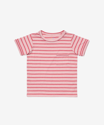 Willie T-Shirt, Petal Mini Stripe
