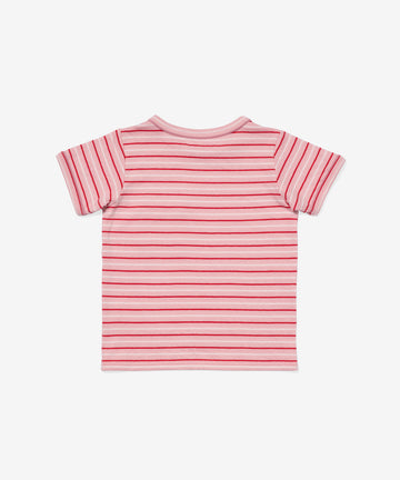 Willie T-Shirt, Petal Mini Stripe