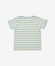 Willie T-Shirt, Butter Triple Stripe