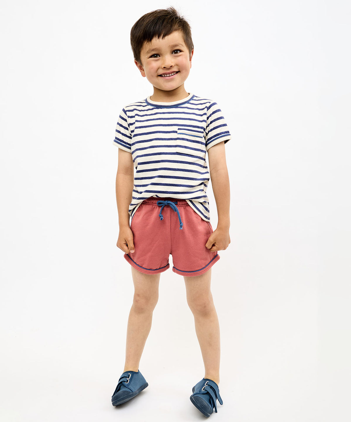 Willie T-Shirt, Navy Stripe