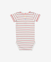 Willie One-piece, Turquoise Triple Stripe