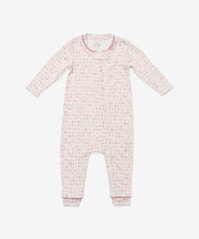 Ziggy Zip Romper, Rose ABC's