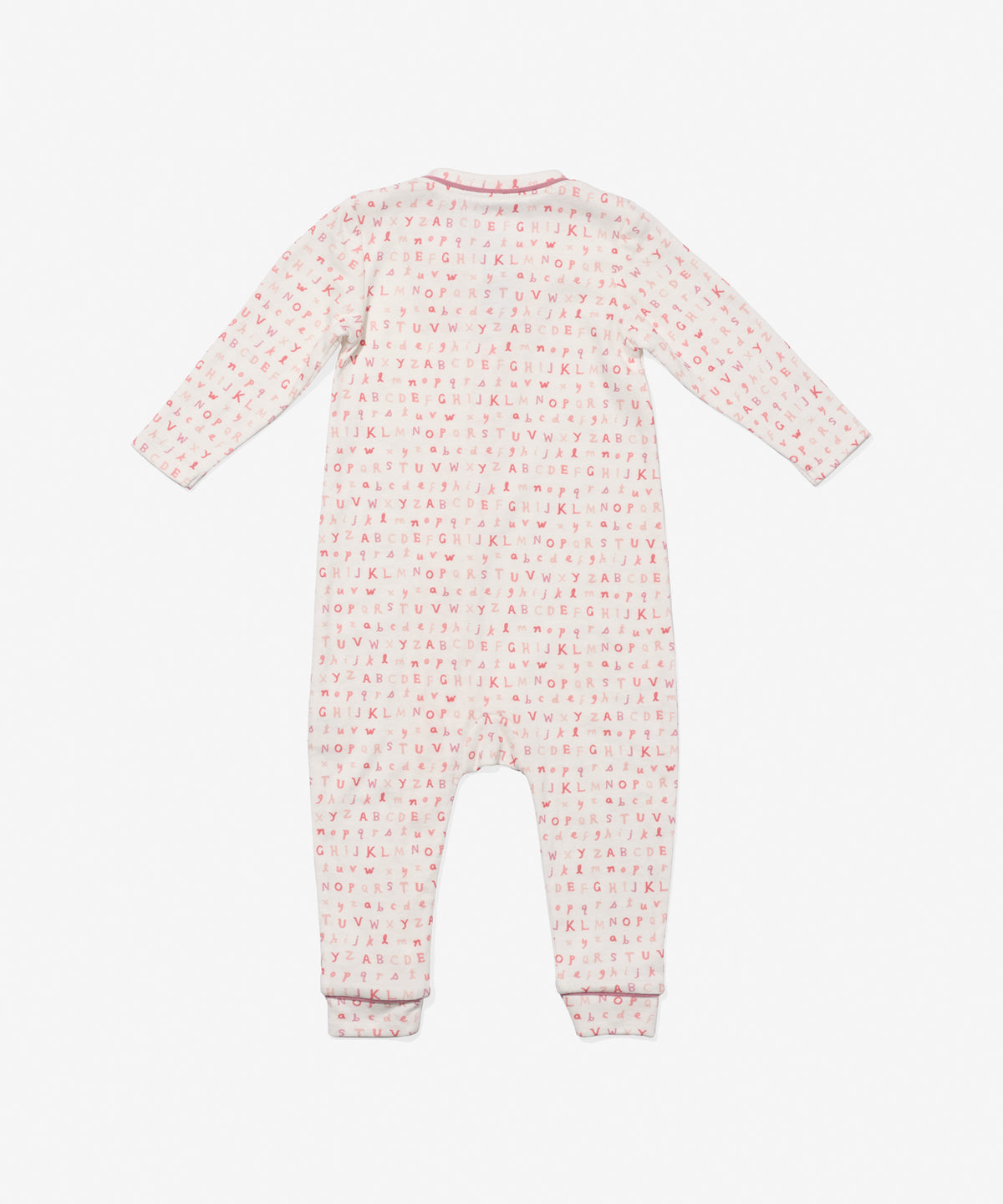 Ziggy Zip Romper, Rose ABC's