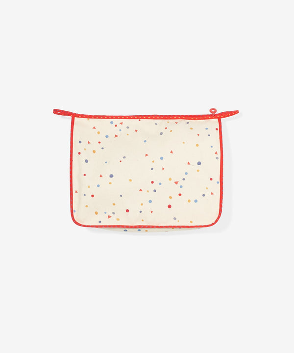 Large Zip Bag, Signature Dot