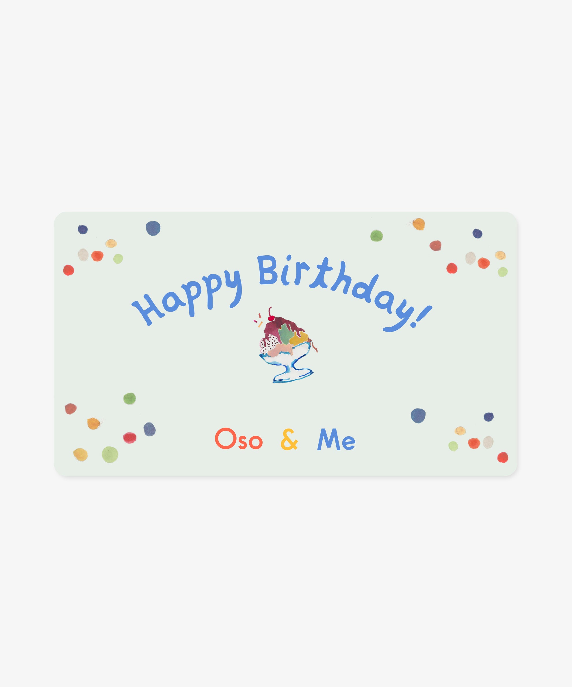 Gift Card, Happy Birthday