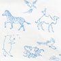 Blue Animal Parade