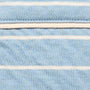 Dusty Blue Fine Stripe
