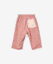 Reversible Baby Pant, Pink Gingham